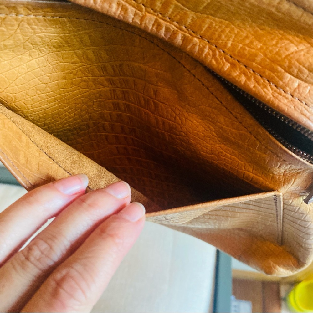 THOMAS LEATHERS New Angle Bag Brown Leather Crossbody - Picture 5 of 7